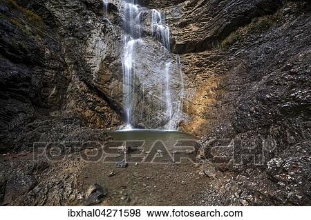 Wasserfall, Schleierfall, Bad Oberdorf bei Bad Hindelang, Allgau, Bayern, Deutschland, Europa View Large Photo Image Stock Photo - Wasserfall, Schleierfall, Bad Oberdorf bei Bad Hindelang, Allgau, Bayern, Deutschland, Europa. Fotosearch