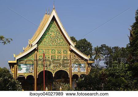 Wat In Paeng, Vientiane, Prafektur Vientiane, Laos, Asien View Large Photo Image Stock Photo - Wat In Paeng, Vientiane, Prafektur Vientiane, Laos, Asien. Fotosearch