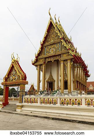 Stock Photography - Wat Nong Chabok Tempel, Korat, Provinz Nakhon Ratchasima, Isan, Isaan, Thailand, Asien. Fotosearch