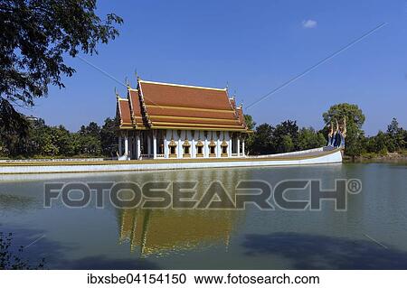 Wat Sa Prasan Suk Tempelschiff im Wat Ban Na Muang, Ubon Ratchathani, Isan, Isaan, Thailand, Asien View Large Photo Image Stock Image - Wat Sa Prasan Suk Tempelschiff im Wat Ban Na Muang, Ubon Ratchathani, Isan, Isaan, Thailand, Asien. Fotosearch