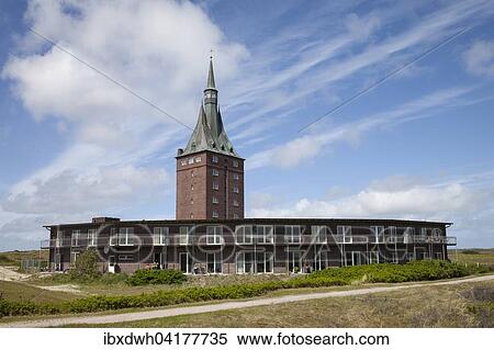 Westturm, Jugendherberge, Wangerooge, Ostfriesische Insel, Ostfriesland, Niedersachsen, Deutschland, Europa View Large Photo Image Stock Photography - Westturm, Jugendherberge, Wangerooge, Ostfriesische Insel, Ostfriesland, Niedersachsen, Deutschland, Europa. Fotosearch