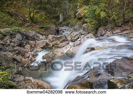 Wildbach in der Pollatschlucht, Schwangau, Ostallgau, Allgau, Schwaben, Bayern, Deutschland, Europa View Large Photo Image Stock Photo - Wildbach in der Pollatschlucht, Schwangau, Ostallgau, Allgau, Schwaben, Bayern, Deutschland, Europa. Fotosearch