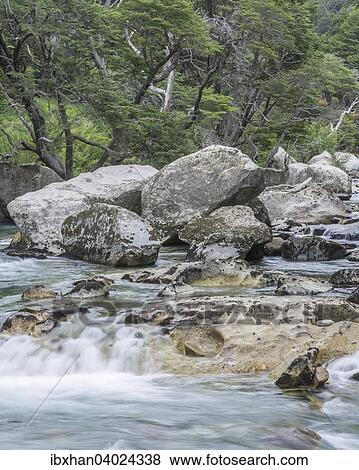Wildbach, Neuquen, Argentinien, Sudamerika View Large Photo Image Stock Photo - Wildbach, Neuquen, Argentinien, Sudamerika. Fotosearch