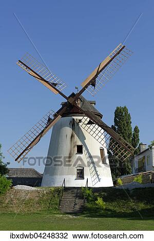 Windmuhle, Podersdorf am Neusiedler See, Burgenland, Osterreich, Europa View Large Photo Image Stock Image - Windmuhle, Podersdorf am Neusiedler See, Burgenland, Osterreich, Europa. Fotosearch