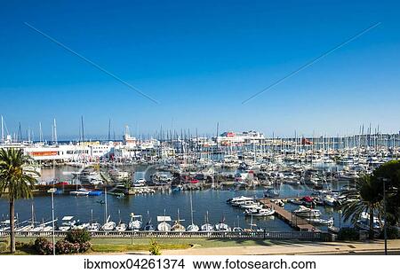 Picture - Yachthafen, Palma de Mallorca, Mallorca, Balearen, Spanien, Europa. Fotosearch