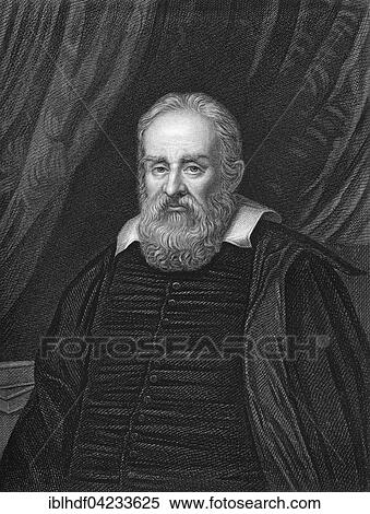 ガリレオ Galilei 1564 1642 イタリア語 哲学者 数学者 物理学者 そして 天文学者 ストックフォト 写真素材 Iblhdf Fotosearch
