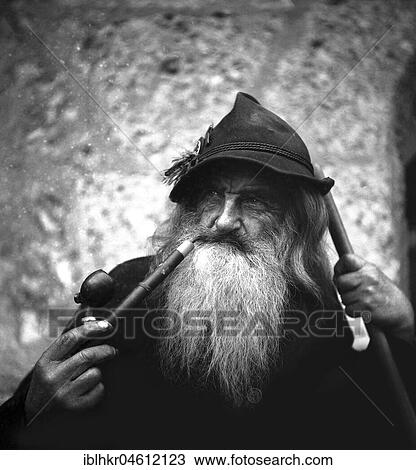A full bearded shepherd with stick and whistle, ca. 1945 to 1955, near Freiburg, Germany, Europe View Large Photo Image Stock Image - A full bearded shepherd with stick and whistle, ca. 1945 to 1955, near Freiburg, Germany, Europe. Fotosearch