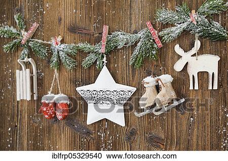 Stock Image - Advent decoration, Switzerland, Europe. Fotosearch
