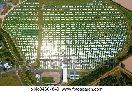Aerial view, thermal experimental solar power plant Jülich, solar oven, solar mirror, Jülich, Jülich-Zülpicher Börde, Rhineland, North Rhine-Westphalia, Germany, Europe View Large Photo Image Stock Image - Aerial view, thermal experimental solar power plant Jülich, solar oven, solar mirror, Jülich, Jülich-Zülpicher Börde, Rhineland, North Rhine-Westphalia, Germany, Europe. Fotosearch