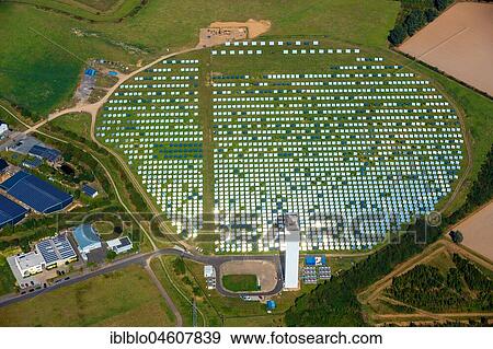 Aerial view, thermal experimental solar power plant Jülich, solar oven, solar mirror, Jülich, Jülich-Zülpicher Börde, Rhineland, North Rhine-Westphalia, Germany, Europe View Large Photo Image Stock Photo - Aerial view, thermal experimental solar power plant Jülich, solar oven, solar mirror, Jülich, Jülich-Zülpicher Börde, Rhineland, North Rhine-Westphalia, Germany, Europe. Fotosearch