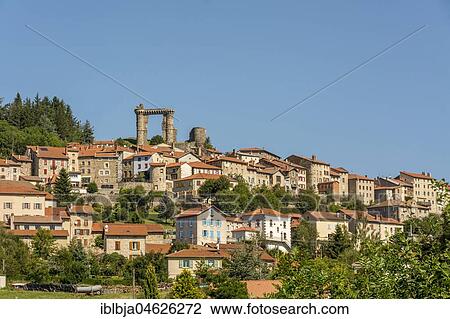 Allegre village, Haute Loire department, Auvergne-Rhône-Alpes, France, Europe View Large Photo Image Stock Image - Allegre village, Haute Loire department, Auvergne-Rhône-Alpes, France, Europe. Fotosearch