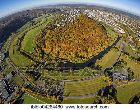 Altstadtberg an der Ruhr, river Ruhr bend, autumn, Arnsberg, Sauerland, North Rhine-Westphalia, Germany, Europe View Large Photo Image Stock Image - Altstadtberg an der Ruhr, river Ruhr bend, autumn, Arnsberg, Sauerland, North Rhine-Westphalia, Germany, Europe. Fotosearch