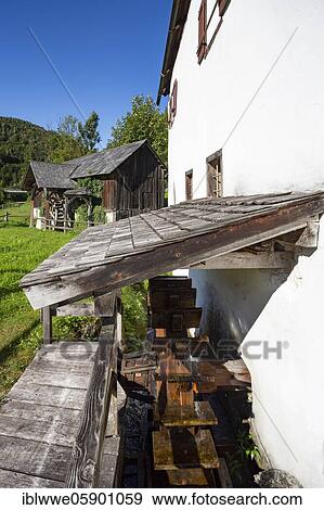 Anzenaumühle Open-Air Museum, Lauffen, Salzkammergut, Upper Austria, Austria, Europe View Large Photo Image Stock Photo - Anzenaumühle Open-Air Museum, Lauffen, Salzkammergut, Upper Austria, Austria, Europe. Fotosearch