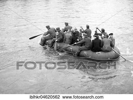 Approx. 1939, 1941, training Wehrmacht, original caption: Ulm, inflatable boat on the Danube, Ulm, Germany, Europe View Large Photo Image Stock Image - Approx. 1939, 1941, training Wehrmacht, original caption: Ulm, inflatable boat on the Danube, Ulm, Germany, Europe. Fotosearch