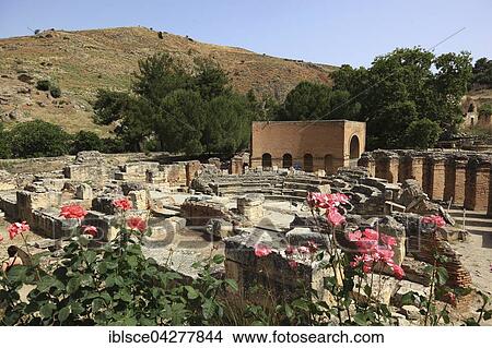 Archaeological site Gortyn, Crete, Greece, Europe View Large Photo Image Picture - Archaeological site Gortyn, Crete, Greece, Europe. Fotosearch