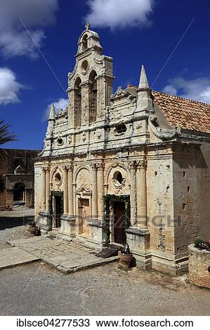 Arkadi Monastery, abbey, Crete, Greece, Europe View Large Photo Image Stock Image - Arkadi Monastery, abbey, Crete, Greece, Europe. Fotosearch