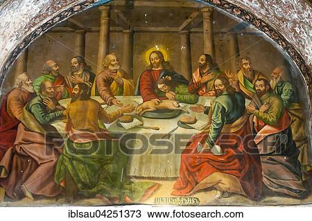 Armenian Apostolic Church, mural, The Last Supper, Bethlehem Church or Bedkhem Church, Julfa district or Jolfa, Isfahan, Iran, Asia View Large Photo Image Stock Image - Armenian Apostolic Church, mural, The Last Supper, Bethlehem Church or Bedkhem Church, Julfa district or Jolfa, Isfahan, Iran, Asia. Fotosearch