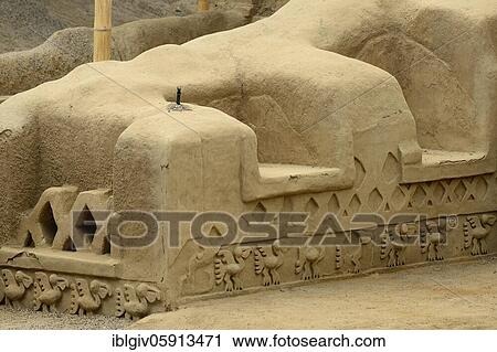 Artistic walls of mud brick, adobe with pelican relief, ruins of Chan Chan, Trujillo, region of La Liberdad, Peru, South America View Large Photo Image Stock Image - Artistic walls of mud brick, adobe with pelican relief, ruins of Chan Chan, Trujillo, region of La Liberdad, Peru, South America. Fotosearch