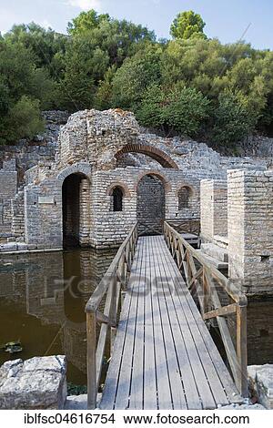 Asklepios Treasury, ruined city, Butrint National Park, Saranda, Albania, Europe View Large Photo Image Picture - Asklepios Treasury, ruined city, Butrint National Park, Saranda, Albania, Europe. Fotosearch