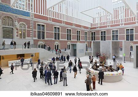 Atrium with glass dome, Rijksmuseum, Amsterdam, Holland, Netherlands View Large Photo Image Stock Image - Atrium with glass dome, Rijksmuseum, Amsterdam, Holland, Netherlands. Fotosearch