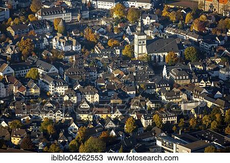Attendorn center with the parish church of Saint John the Baptist, Attendorn, Sauerland, North Rhine-Westphalia, Germany, Europe View Large Photo Image Stock Image - Attendorn center with the parish church of Saint John the Baptist, Attendorn, Sauerland, North Rhine-Westphalia, Germany, Europe. Fotosearch