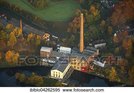 Autumn mood, hydroelectric power plant power plant Horster Muhle an der Ruhr, Essen, Ruhr district, North Rhine-Westphalia, Germany, Europe View Large Photo Image Stock Photography - Autumn mood, hydroelectric power plant power plant Horster Muhle an der Ruhr, Essen, Ruhr district, North Rhine-Westphalia, Germany, Europe. Fotosearch