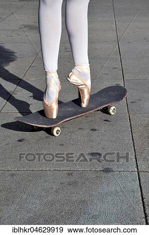 Ballet legs on skateboard,, Mitte, Alexanderplatz, Germany, Europe View Large Photo Image Stock Photo - Ballet legs on skateboard,, Mitte, Alexanderplatz, Germany, Europe. Fotosearch