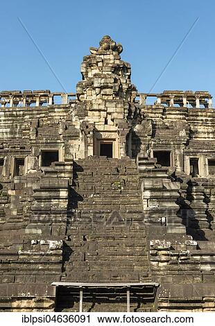 Baphuon Pyramid Temple, Angkor Thom, Cambodia, Asia View Large Photo Image Stock Image - Baphuon Pyramid Temple, Angkor Thom, Cambodia, Asia. Fotosearch