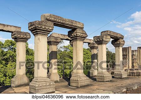 Baphuon Pyramid Temple, Angkor Thom, Cambodia, Asia View Large Photo Image Stock Photograph - Baphuon Pyramid Temple, Angkor Thom, Cambodia, Asia. Fotosearch