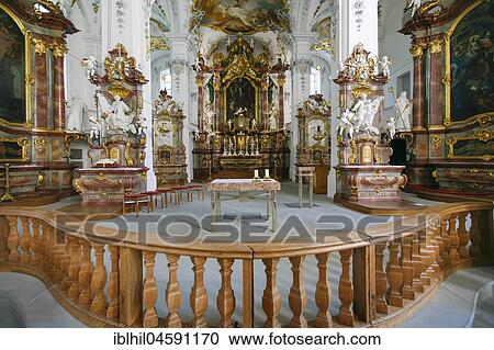 Benedictine Abbey, parish church St. Jakob and Georg, altar, Isny, Baden Württemberg, Germany, Europe View Large Photo Image Stock Image - Benedictine Abbey, parish church St. Jakob and Georg, altar, Isny, Baden Württemberg, Germany, Europe. Fotosearch