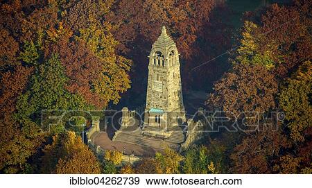 Stock Photo - Berger Memorial, Hohenstein, Witten, Ruhr district, North Rhine-Westphalia, Germany, Europe. Fotosearch