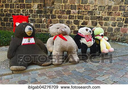 Berlin Bears, large plush toy bears, Berlin, Germany, Europe View Large Photo Image Stock Photo - Berlin Bears, large plush toy bears, Berlin, Germany, Europe. Fotosearch