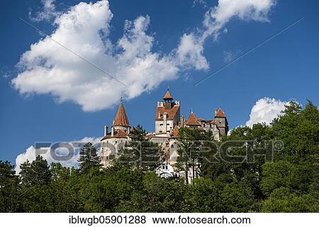 Stock Photo - Bran Castle, Dracula Castle, Törzburg, Bran, Brasov, Transylvania, Carpathians, Romania, Europe. Fotosearch