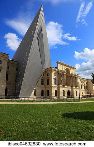Bundeswehr Military History Museum, main building with wedge sculpture, architect Daniel Libeskind, Dresden, Saxony, Germany, Europe View Large Photo Image Stock Image - Bundeswehr Military History Museum, main building with wedge sculpture, architect Daniel Libeskind, Dresden, Saxony, Germany, Europe. Fotosearch