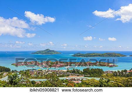 Stock Image - Buried Eden Island, Mahe Island, Seychelles, Africa. Fotosearch
