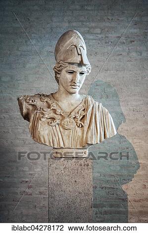 Bust of Athena, sculptor Kresilas, Hall of Diomedes, Glyptothek, Munich, Bavaria, Germany, Europe View Large Photo Image Stock Image - Bust of Athena, sculptor Kresilas, Hall of Diomedes, Glyptothek, Munich, Bavaria, Germany, Europe. Fotosearch