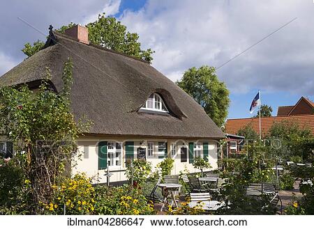 Cafe Rosengarten, Ostseeheilbad Zingst, Baltic Sea Health Spa, Fischland-Darss-Zingst, Mecklenburg-Western Pomerania, Germany, Europe View Large Photo Image Stock Photo - Cafe Rosengarten, Ostseeheilbad Zingst, Baltic Sea Health Spa, Fischland-Darss-Zingst, Mecklenburg-Western Pomerania, Germany, Europe. Fotosearch