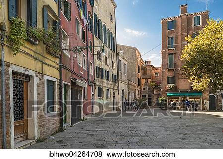 Campo Ghetto Nuovo, tall houses, due to lack of space, Jewish ghetto from the 16th century, Cannaregio, Venice, Veneto, Italy, Europe View Large Photo Image Stock Photo - Campo Ghetto Nuovo, tall houses, due to lack of space, Jewish ghetto from the 16th century, Cannaregio, Venice, Veneto, Italy, Europe. Fotosearch
