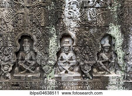 Carvings at Preah Khan Temple, Angkor, Cambodia, Asia View Large Photo Image Stock Image - Carvings at Preah Khan Temple, Angkor, Cambodia, Asia. Fotosearch