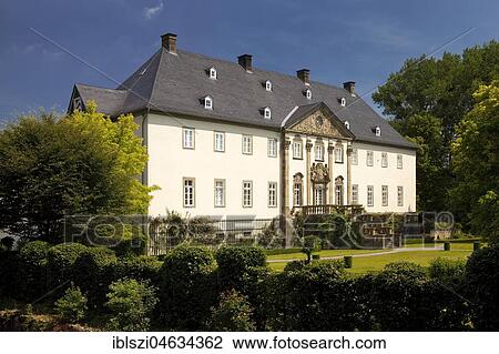Stock Image - Castle Alme, Brilon, Sauerland, North Rhine-Westphalia, Germany, Europe. Fotosearch