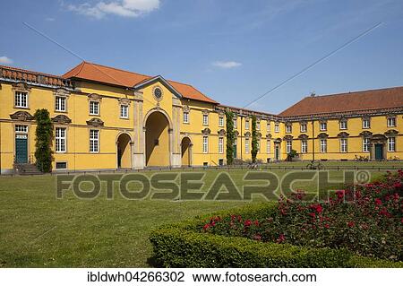Castle garden with the castle and university, Osnabruck, Lower Saxony, Germany, Europe View Large Photo Image Stock Image - Castle garden with the castle and university, Osnabruck, Lower Saxony, Germany, Europe. Fotosearch