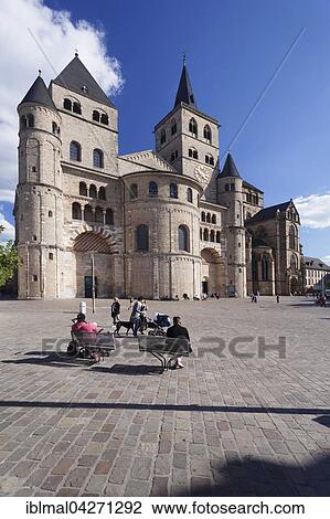 Stock Image - Cathedral of St. Peter and Church of Our Lady, UNESCO World Heritage Site, Trier, Rhineland-Palatinate, Germany, Europe. Fotosearch