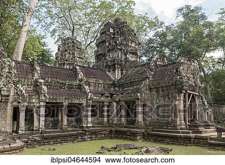 Central sanctuary of Ta Prohm jungle temple, Angkor, Cambodia, Asia View Large Photo Image Picture - Central sanctuary of Ta Prohm jungle temple, Angkor, Cambodia, Asia. Fotosearch