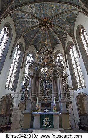 Chancel of the Holy Trinity Church, Gothic choir and Baroque high altar of Caspar Gottlob von Rodewitz, Gorlitz, Upper Lusatia, Saxony, Germany, Europe View Large Photo Image Stock Photo - Chancel of the Holy Trinity Church, Gothic choir and Baroque high altar of Caspar Gottlob von Rodewitz, Gorlitz, Upper Lusatia, Saxony, Germany, Europe. Fotosearch