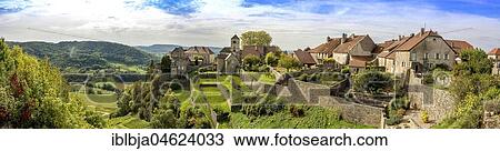 Chateau-Chalon, Jura departement, Bourgogne-Franche-Comté, France, Europe View Large Photo Image Stock Image - Chateau-Chalon, Jura departement, Bourgogne-Franche-Comté, France, Europe. Fotosearch