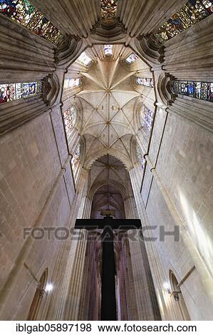 Choir ceiling, Dominican Monastery of Batalha or Saint Mary of the Victory Monastery, Batalha, Leiria district, Portugal, Europe View Large Photo Image Stock Photo - Choir ceiling, Dominican Monastery of Batalha or Saint Mary of the Victory Monastery, Batalha, Leiria district, Portugal, Europe. Fotosearch