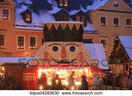Christmas market, Annaberg-Buchholz, Erzgebirge, Ore Mountains, Saxony, Germany, Europe View Large Photo Image Stock Image - Christmas market, Annaberg-Buchholz, Erzgebirge, Ore Mountains, Saxony, Germany, Europe. Fotosearch