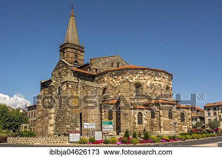 Church of Saint-Georges, Saint-Paulien, Haute Loire department, Auvergne-Rhône-Alpes, France, Europe View Large Photo Image Stock Image - Church of Saint-Georges, Saint-Paulien, Haute Loire department, Auvergne-Rhône-Alpes, France, Europe. Fotosearch