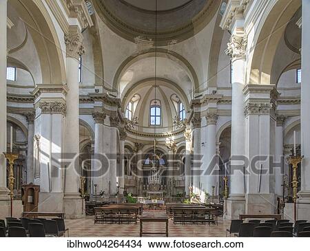 Picture - Church of San Geremia, interior, Cannaregio, Venice, Veneto, Italy, Europe. Fotosearch