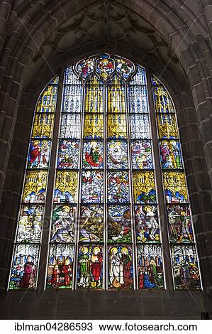 Church window, St. Lorenz Church, Nuremberg, Middle Franconia, Franconia, Bavaria, Germany, Europe View Large Photo Image Stock Image - Church window, St. Lorenz Church, Nuremberg, Middle Franconia, Franconia, Bavaria, Germany, Europe. Fotosearch